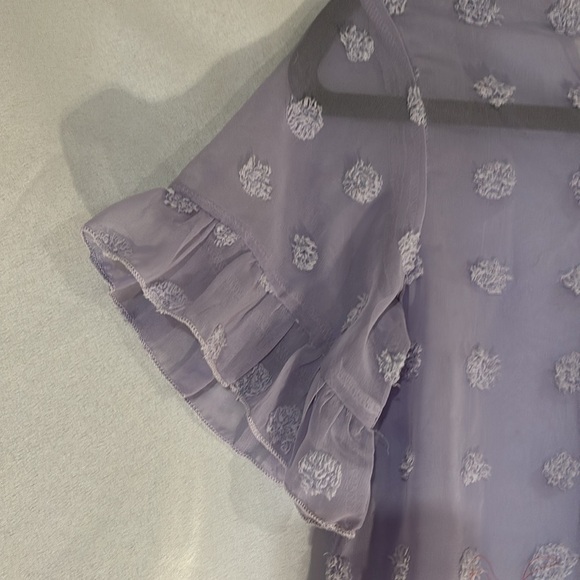 Girls Chiffon Swim Cover Up Swiss Dot Sheer Beach Wraps for 3-12 Yrs Blue 7-8Y - Picture 4 of 15